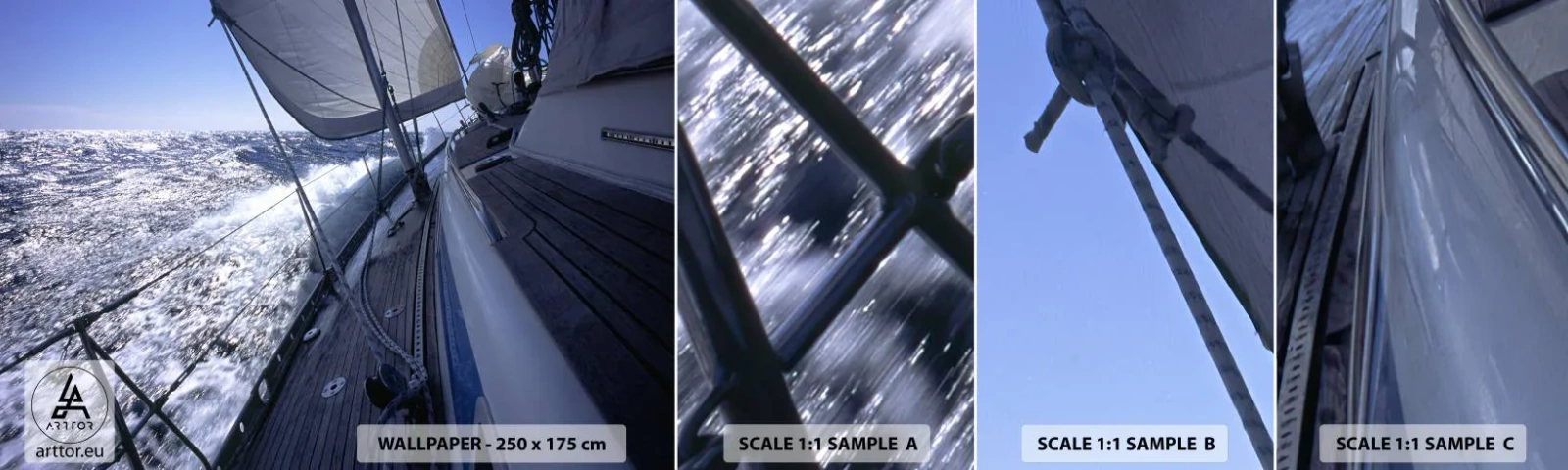 Fototapeten Muster Selbstklebend Deluxe Sticker - Ich weiß was es heißt ein Vogel zu sein - Nautisch, Yacht, Reisen - 100x30 cm