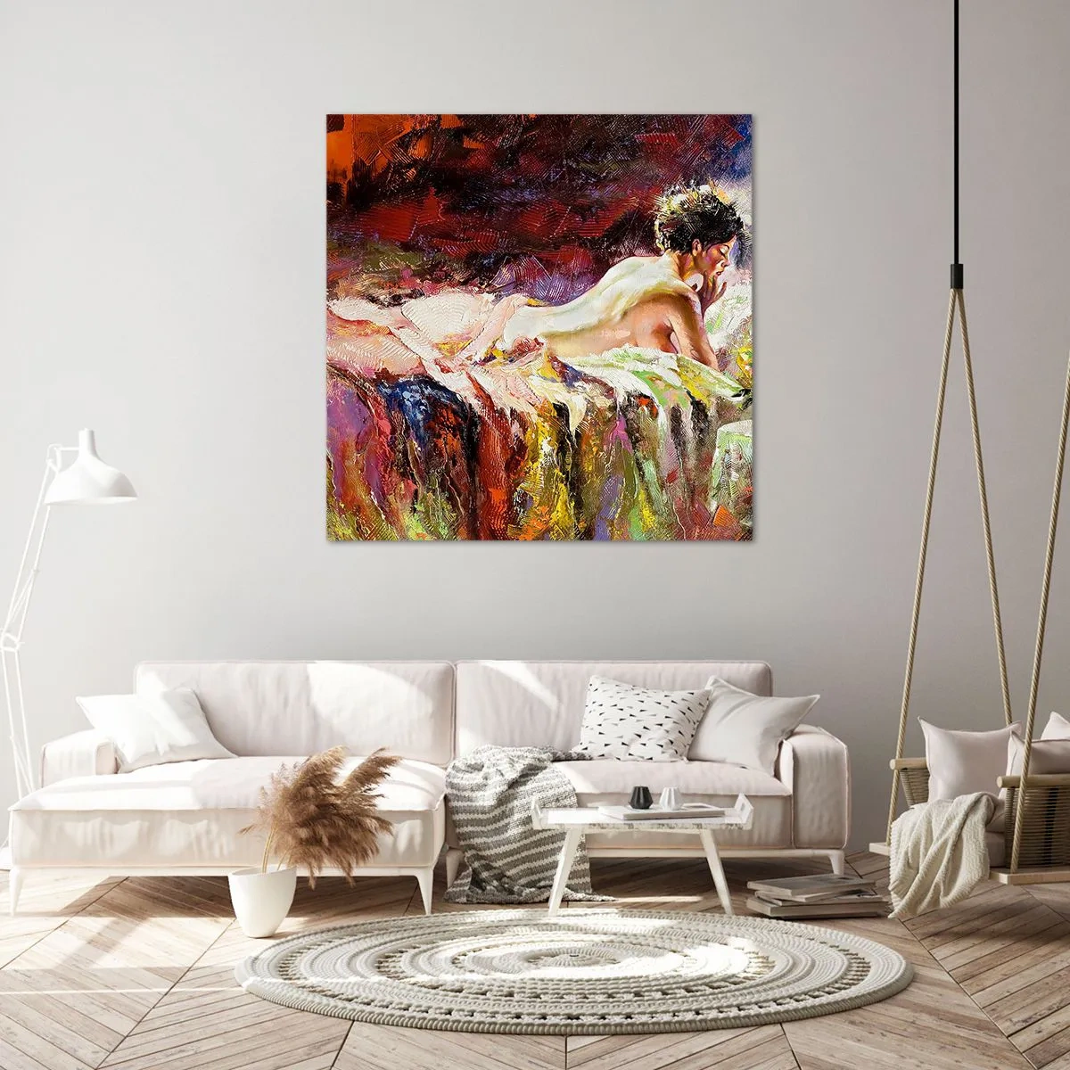 Bild auf Leinwand - Leinwandbild - Venus in Gedanken - 30x30 cm