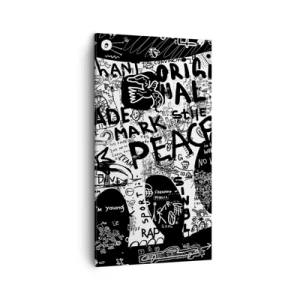 Bild auf Leinwand - Leinwandbild - Reiche Straßenwelt - 45x80 cm