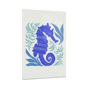 Glasbild - Bild auf glas - Auf einer Unterwasserwiese - 80x120 cm