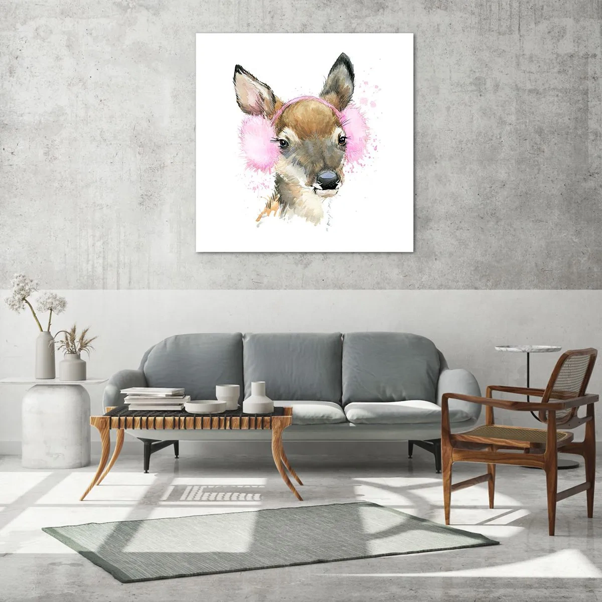 Glasbild - Bild auf glas - Und der Frost ist nicht mehr schrecklich - 70x70 cm