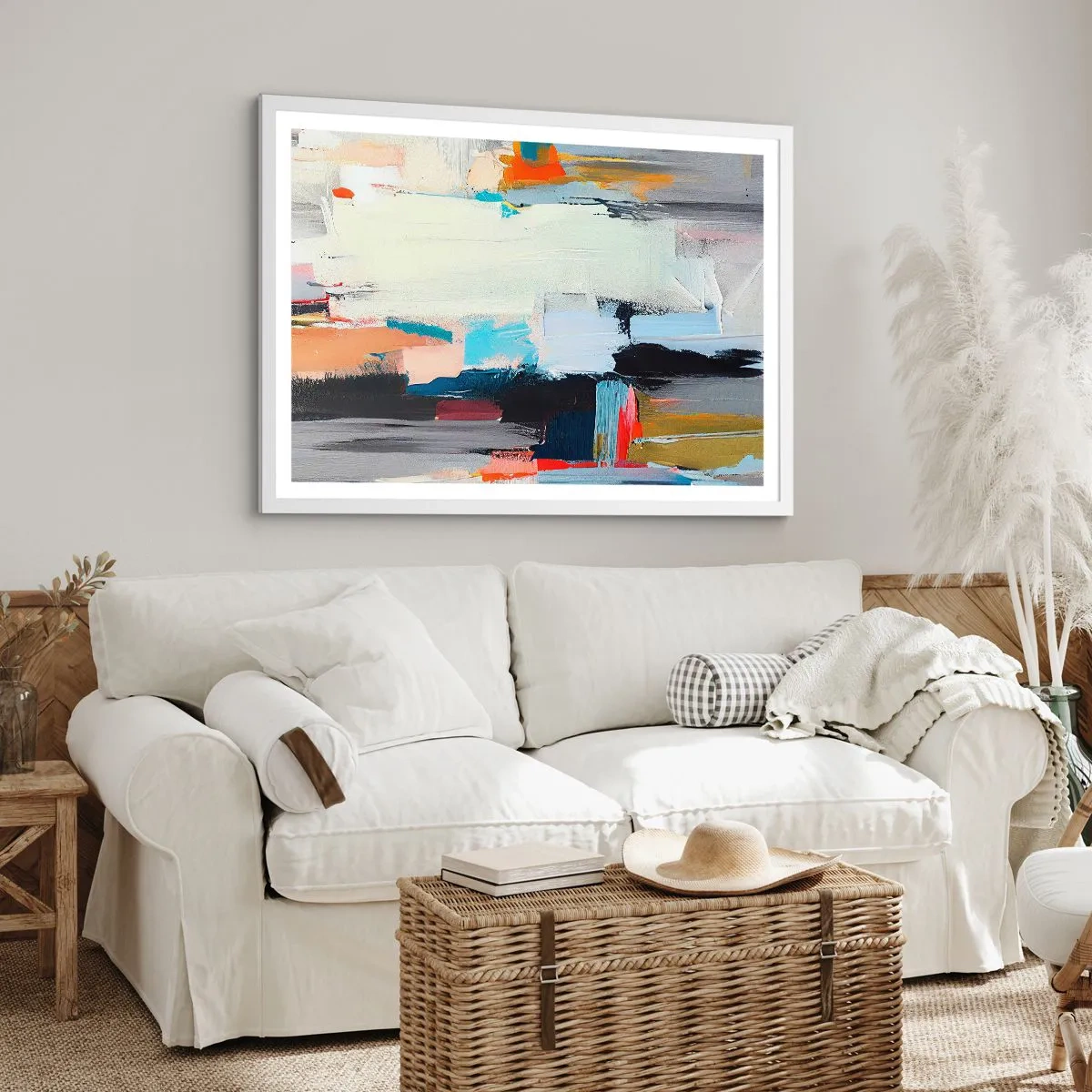 Poster in einem weißen Rahmen - Gibt es eine Methode? - 50x40 cm