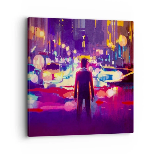 Bild auf Leinwand - Leinwandbild - Eingetaucht in das Licht - 40x40 cm