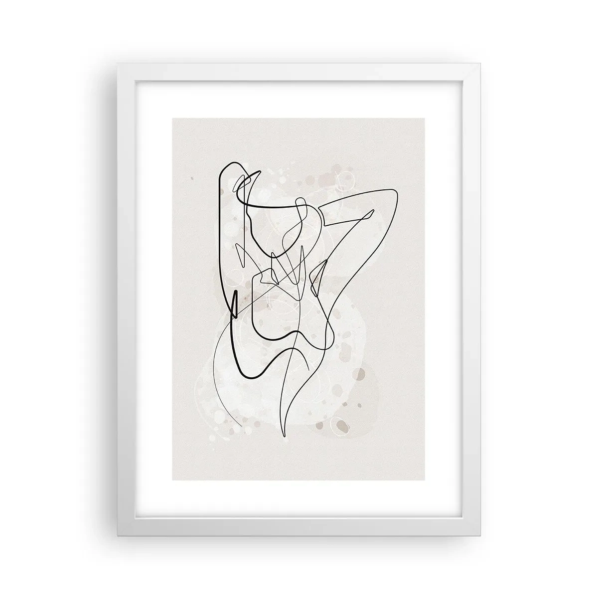 Poster in einem weißen Rahmen - Die Kunst der Verführung - 30x40 cm