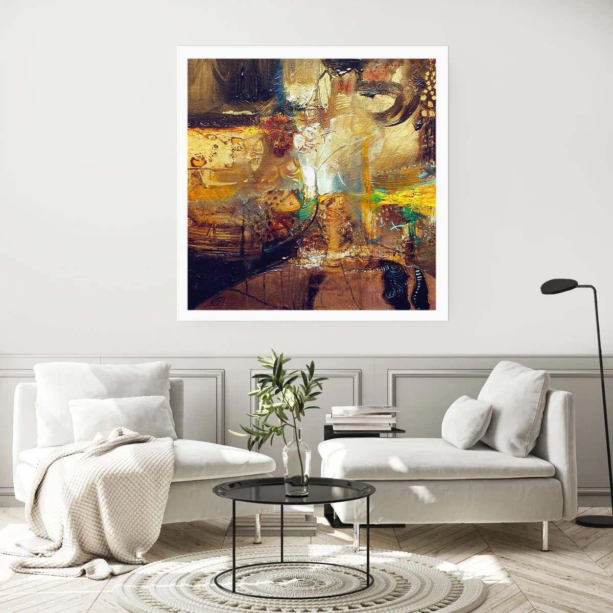 Poster - Kalt, wärmer, heiß - 40x40 cm