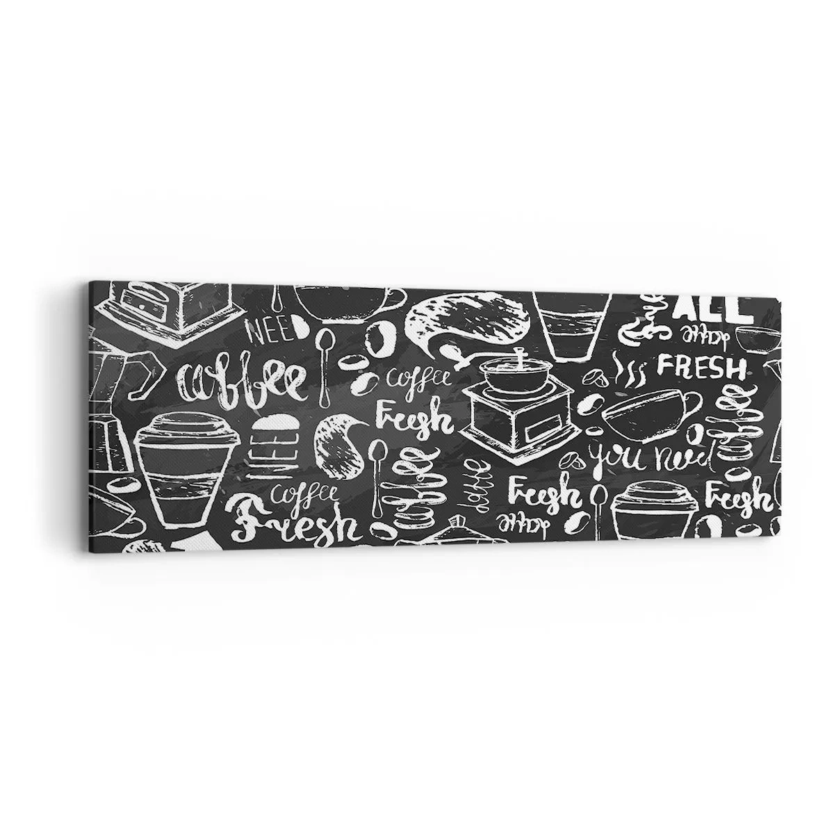 Bild auf Leinwand - Leinwandbild - Alles was Sie brauchen ist… - 90x30 cm