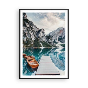 Poster in einem schwarzem Rahmen - Wir zeigen Ihnen Schönheit - 70x100 cm