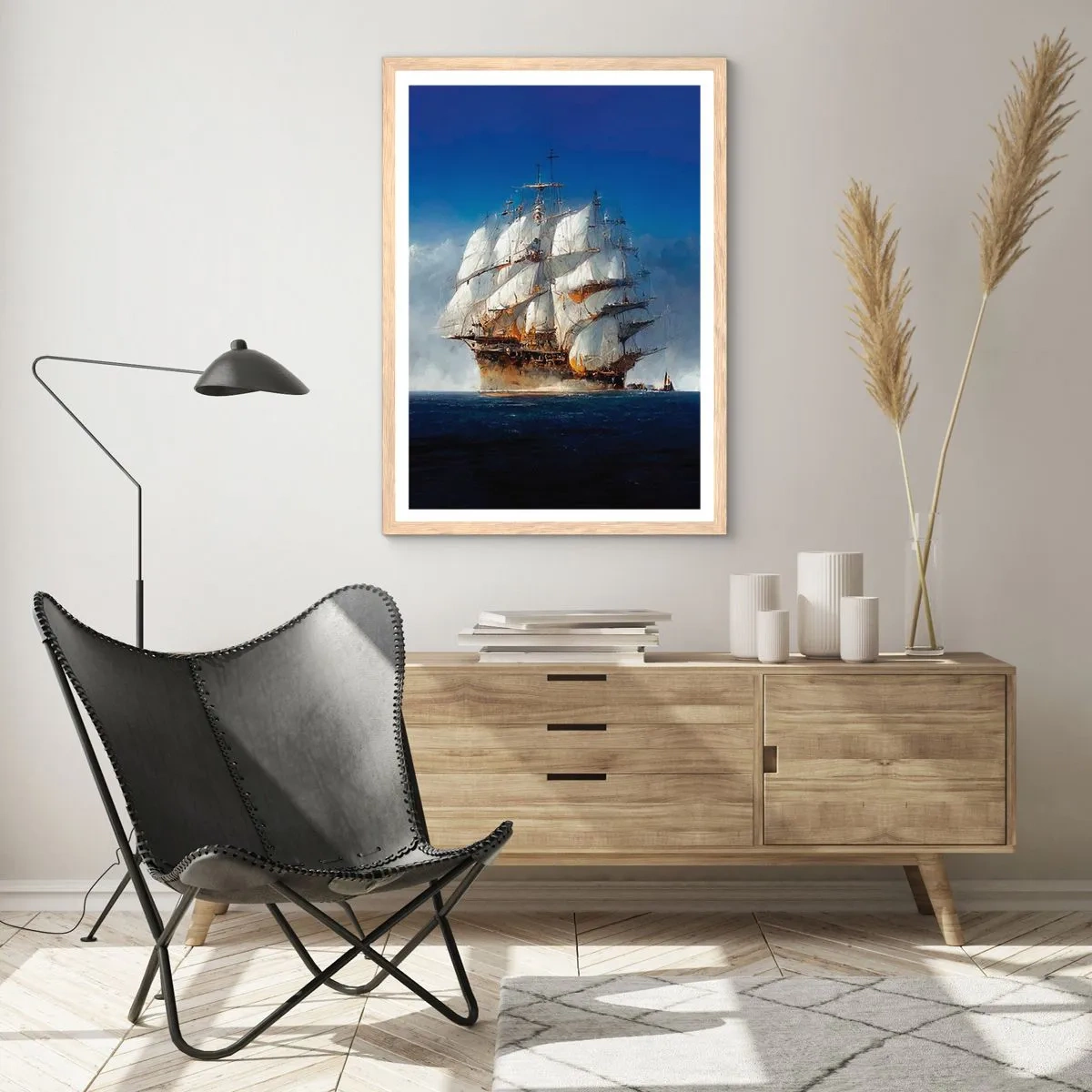Poster in einem Rahmen aus heller Eiche - Der große Ruhm! - 61x91 cm