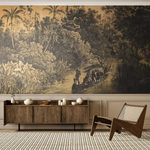Fototapete Standard Eco - Expedition zur Quelle - Dschungel, Amazonien, Tropen - 150x105 cm