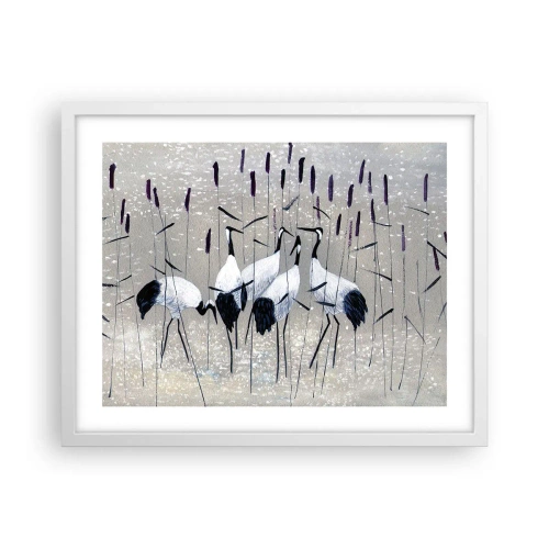 Poster in einem weißen Rahmen - Unter ihren eigenen - 50x40 cm