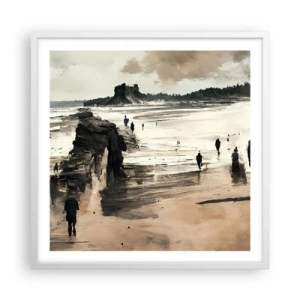 Poster in einem weißen Rahmen - Einberufen - 60x60 cm