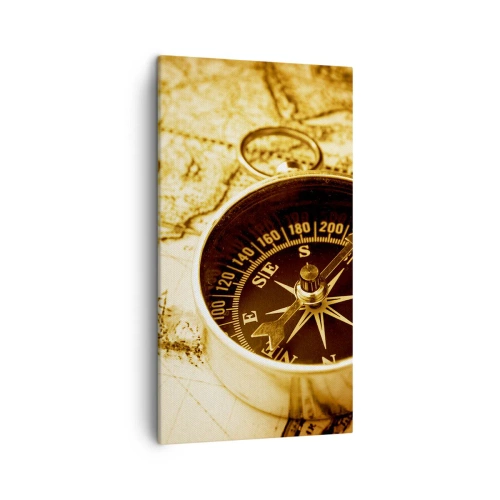 Bild auf Leinwand - Leinwandbild - Ost oder West? - 45x80 cm