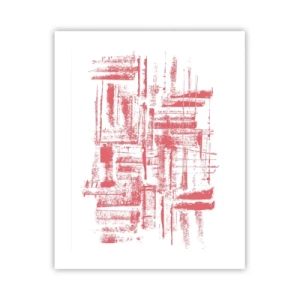 Poster - Die rote Stadt - 40x50 cm