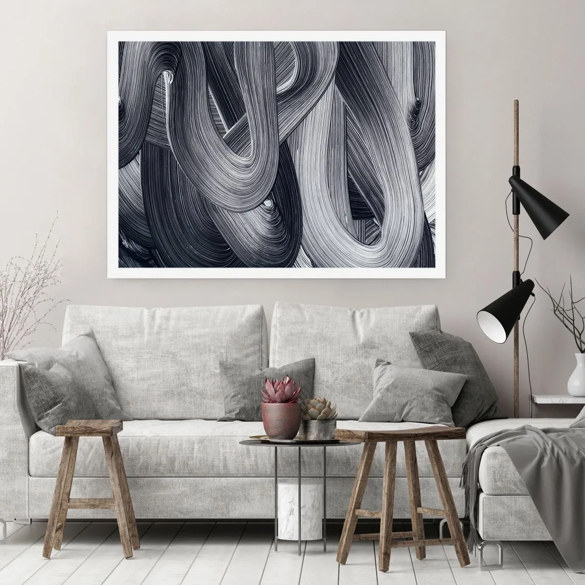 Poster - Die Fließfähigkeit der Realität - 40x30 cm