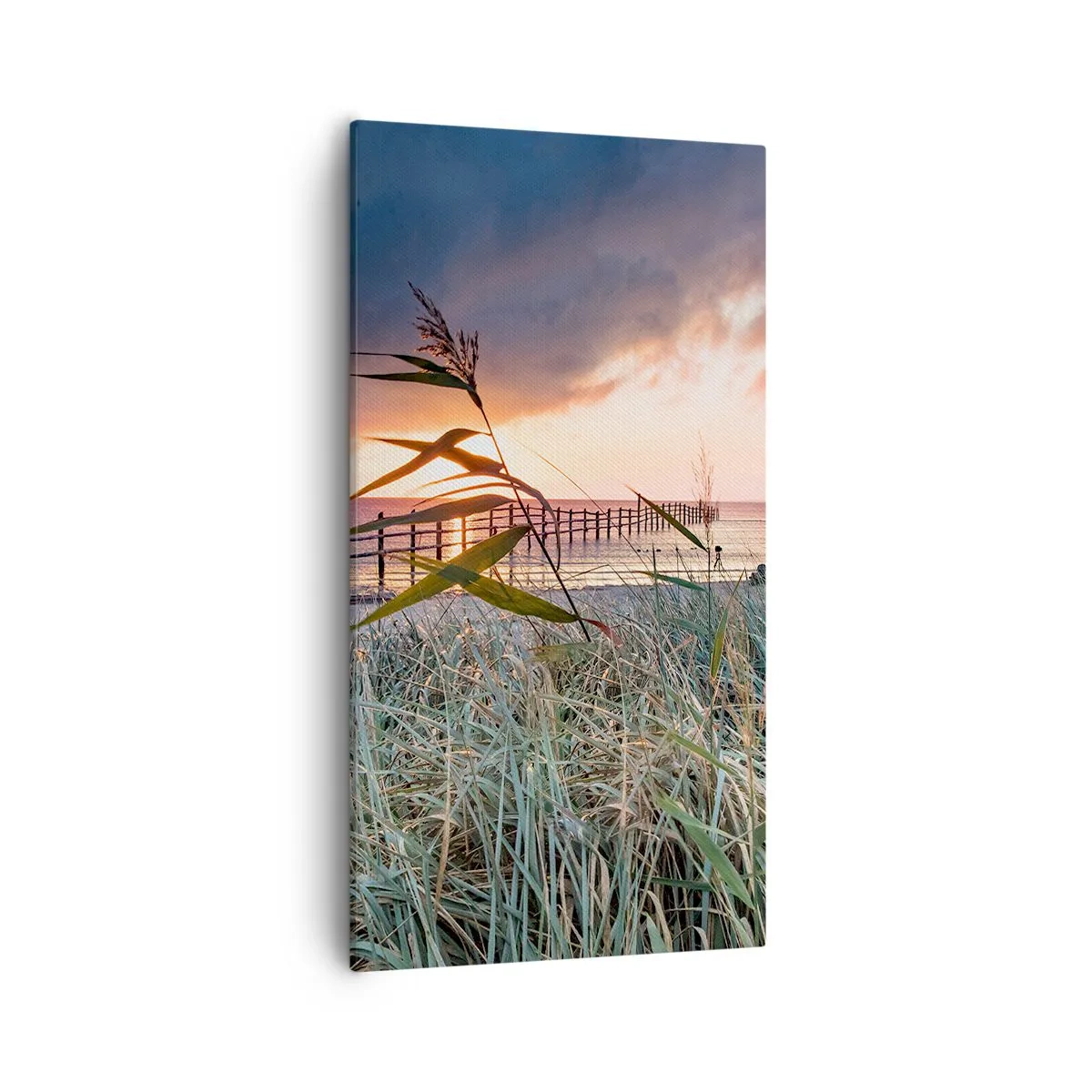Bild auf Leinwand - Leinwandbild - Es vergeht nicht mit dem Wind - 55x100 cm