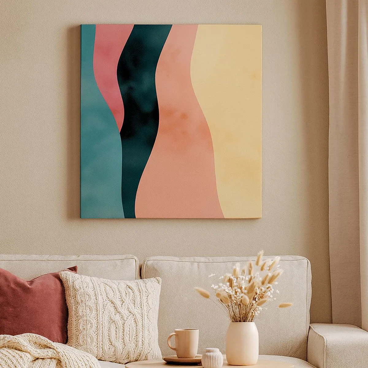 Bild auf Leinwand - Leinwandbild - Konforme Nichtkonformität - 30x30 cm