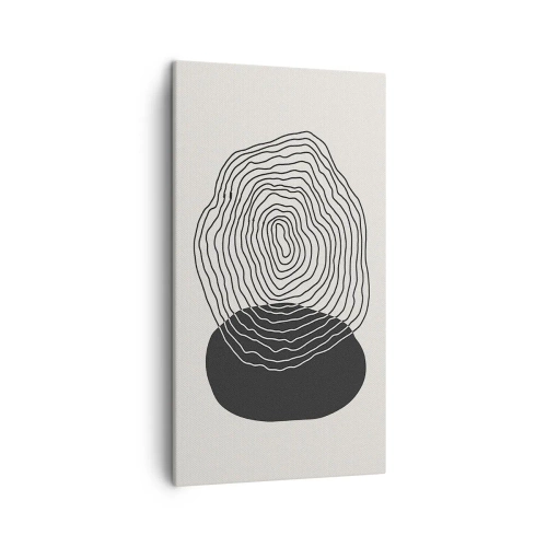 Bild auf Leinwand - Leinwandbild - Dauer und Schwingung - 45x80 cm