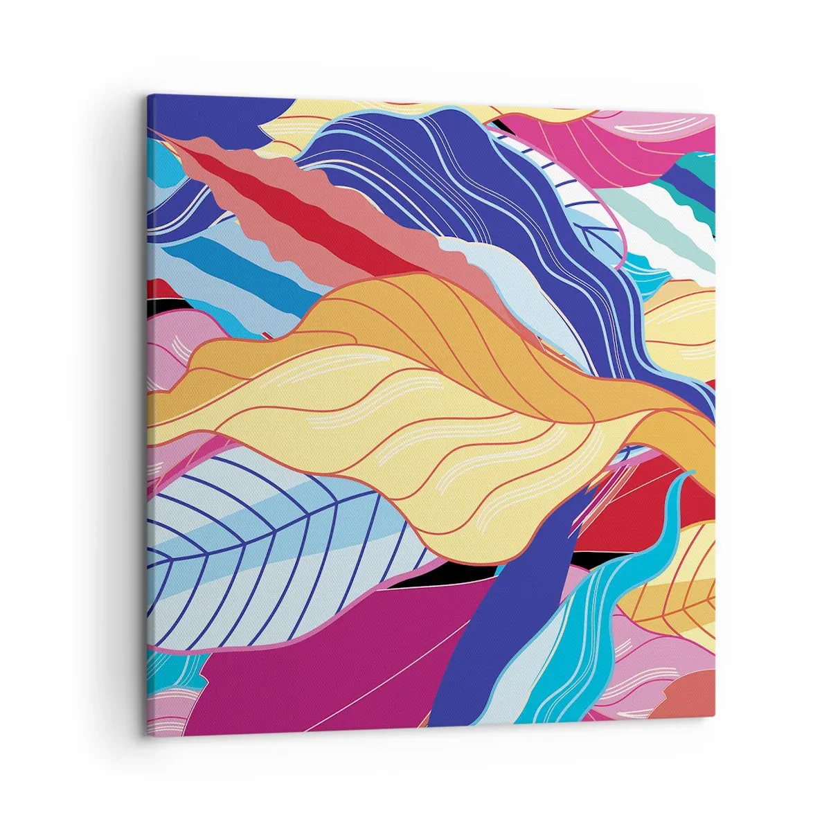 Bild auf Leinwand - Leinwandbild - Buntes Durcheinander - 50x50 cm