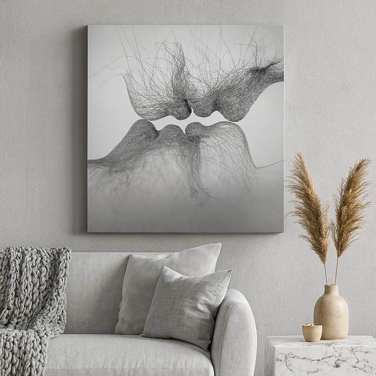 Bild auf Leinwand - Leinwandbild - Kuss des Windes - 30x30 cm