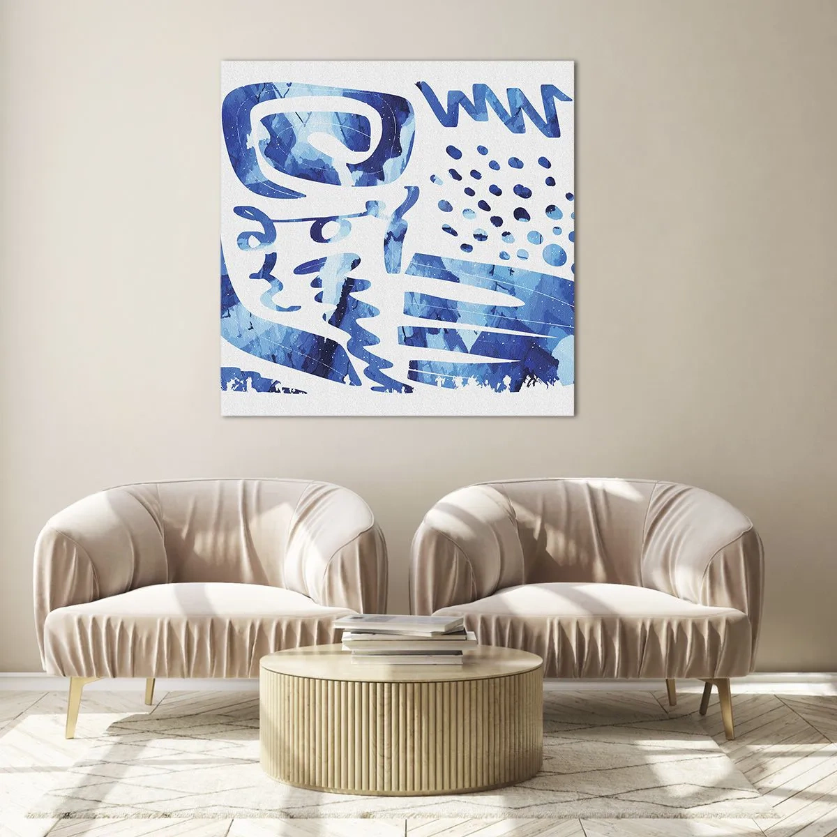 Glasbild - Bild auf glas - Zurück zu den Wurzeln - 40x40 cm