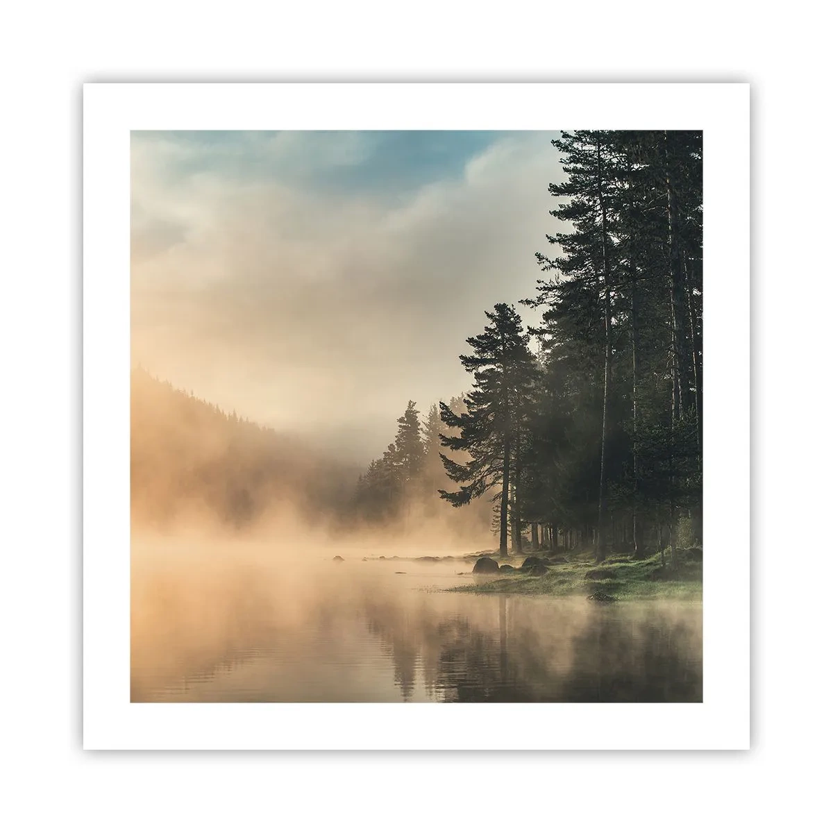 Poster - Die Geburt des Tages - 50x50 cm