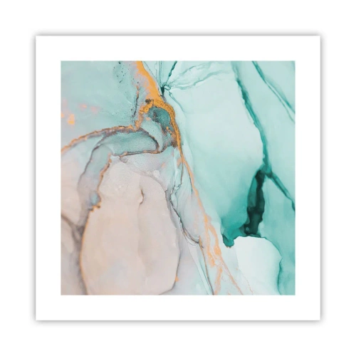 Poster - Ein Tanz der Formen und Farben - 40x40 cm