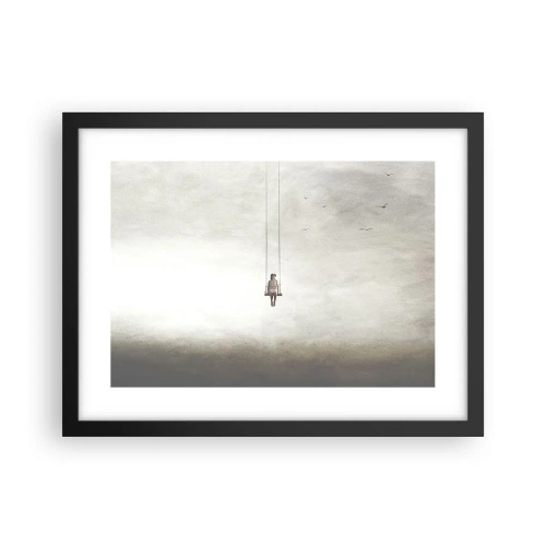 Poster in einem schwarzem Rahmen - Ein Kind in uns - 40x30 cm