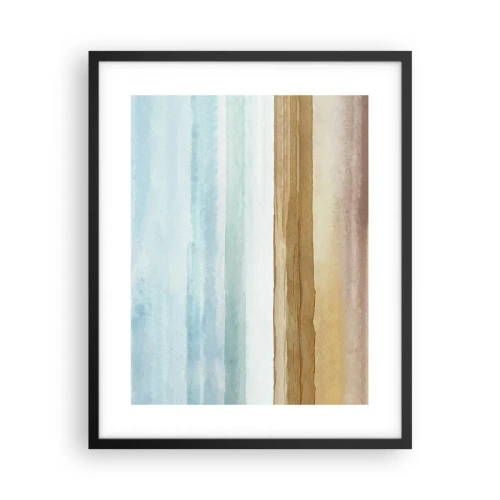 Poster in einem schwarzem Rahmen - Trost - 40x50 cm