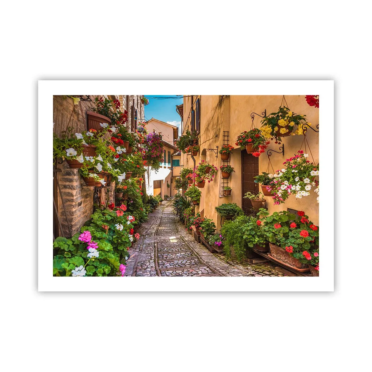 Poster - Italienische Gasse - 70x50 cm