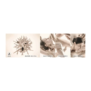 Fototapeten Muster Selbstklebend Deluxe Sticker - Aufblühen im Tanz - Abstraktion, Stück, Ballett - 100x30 cm