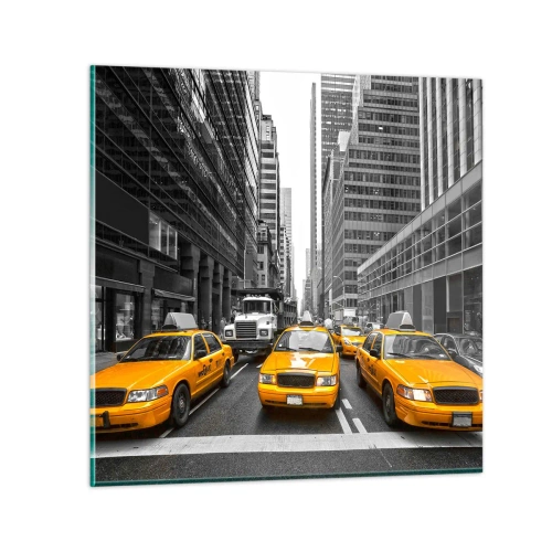 Glasbild - Bild auf glas - Wir färben die Stadt - 30x30 cm