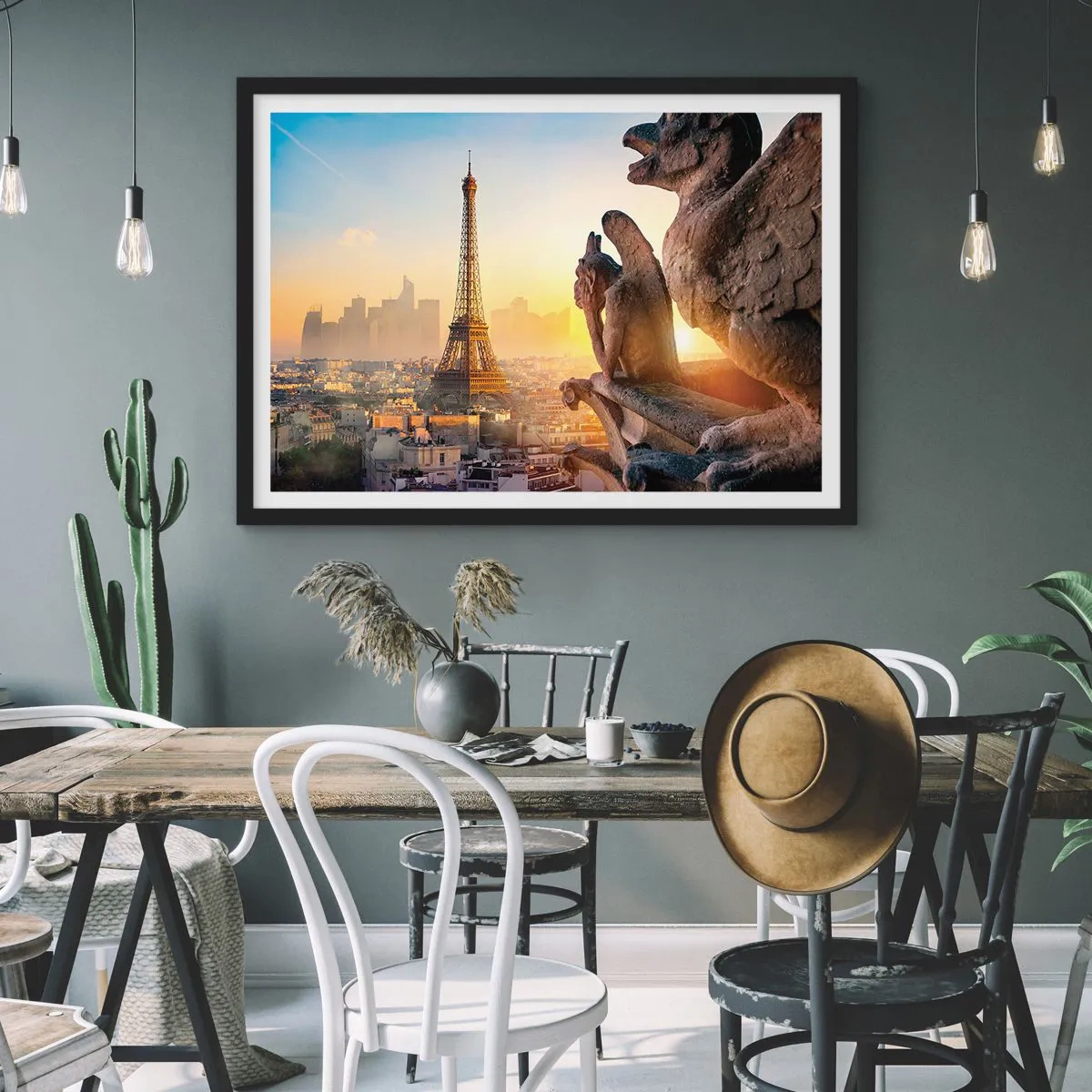 Poster in einem schwarzem Rahmen - Vieles hat sich geändert ... - 91x61 cm