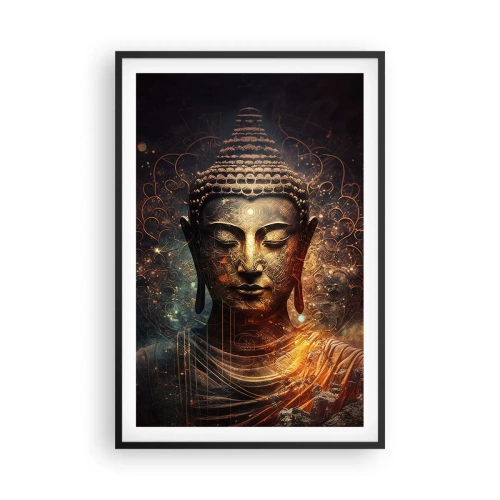 Poster in einem schwarzem Rahmen - Spirituelles Gleichgewicht - 61x91 cm