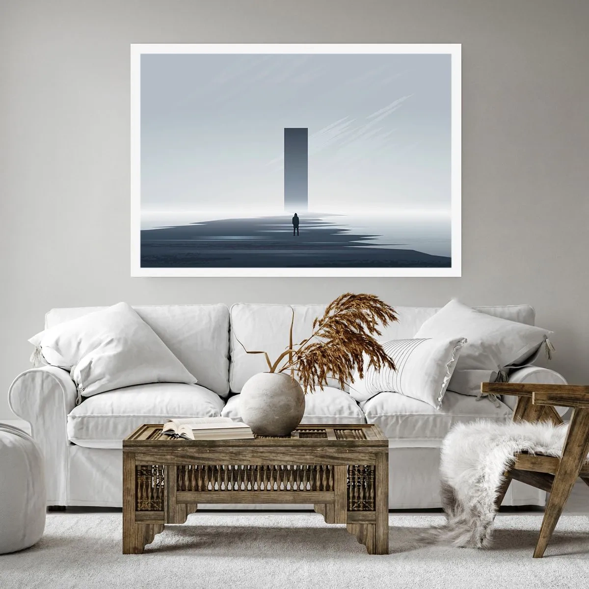 Poster - Chance oder Bedrohung? - 40x30 cm