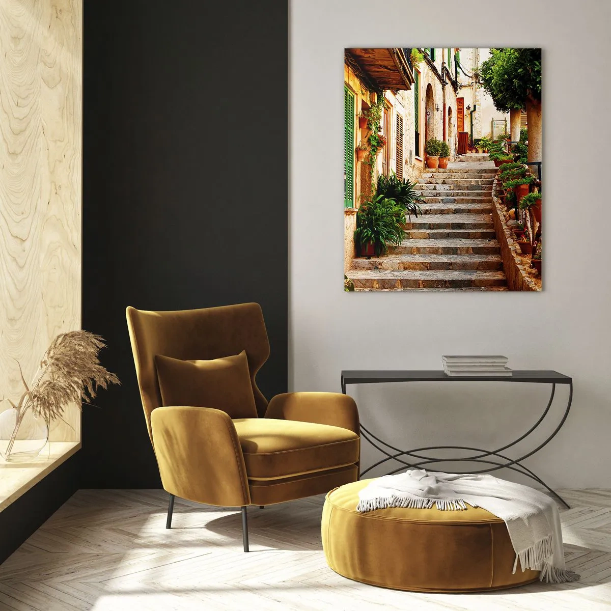 Glasbild - Bild auf glas - Charme spanischer Feiertage - 80x120 cm