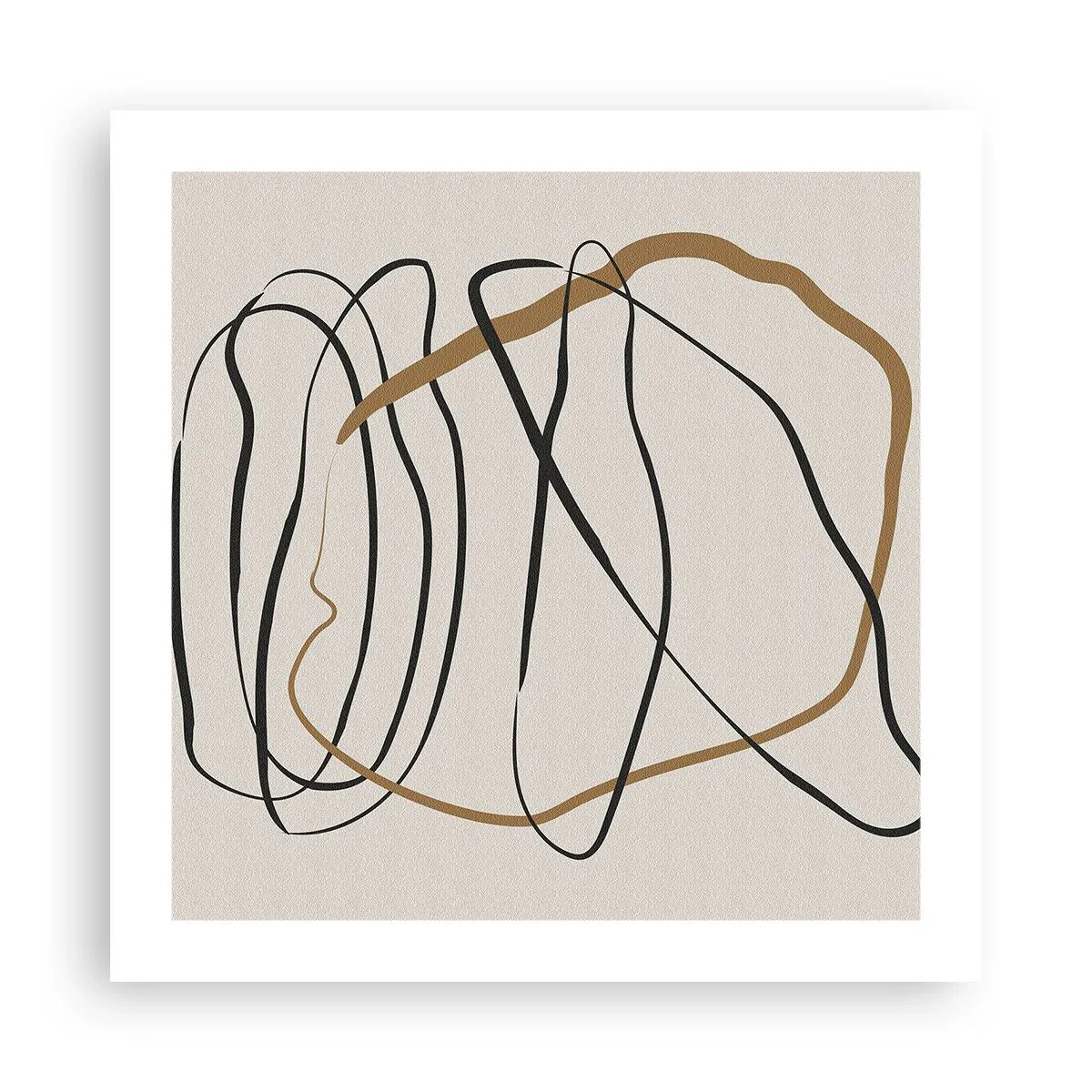 Poster - Komposition – Looptanz - 50x50 cm