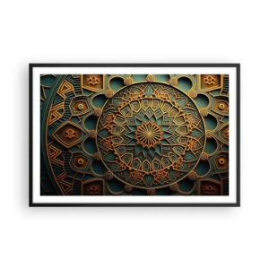 Poster in einem schwarzem Rahmen - In arabischer Atmosphäre - 91x61 cm