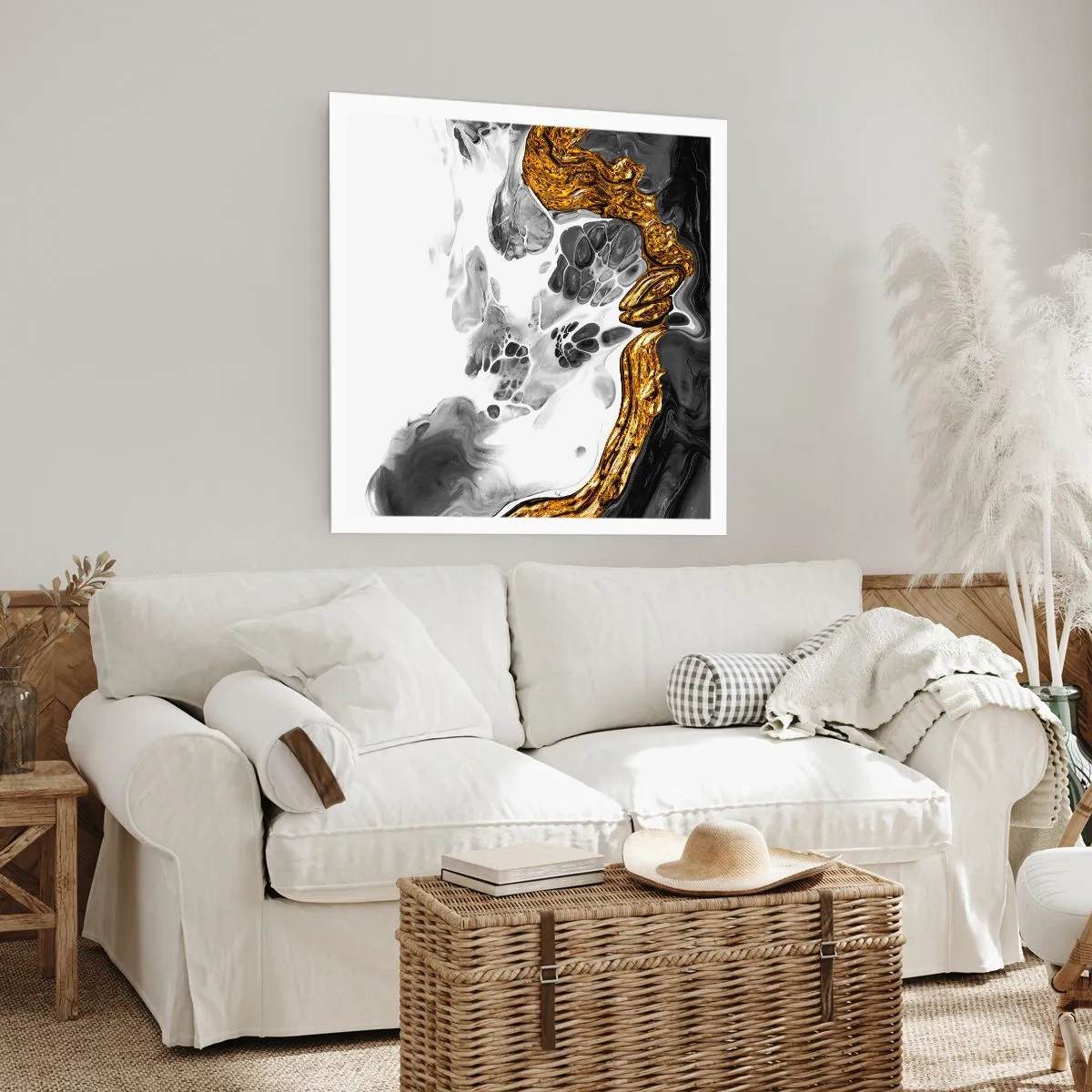 Poster - Organische Komposition - 40x40 cm