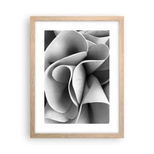 Poster in einem Rahmen aus heller Eiche - Es passiert im Weltraum - 30x40 cm