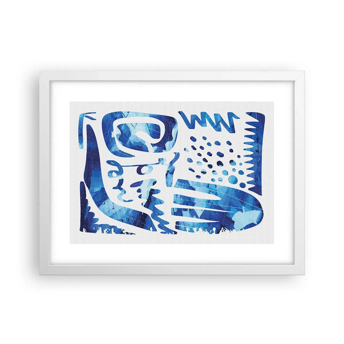 Poster in einem weißen Rahmen - Zurück zu den Wurzeln - 40x30 cm