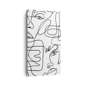 Bild auf Leinwand - Leinwandbild - In verworrenen Gefühlen - 45x80 cm