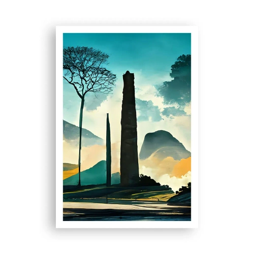 Poster - Immer höher und höher - 70x100 cm