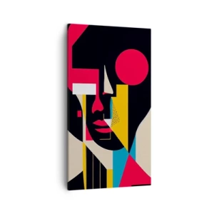 Bild auf Leinwand - Leinwandbild - Ihre innere Welt - 45x80 cm