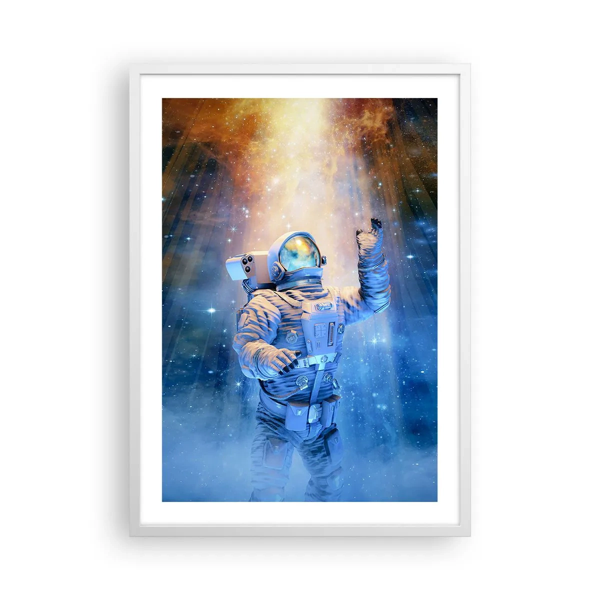 Poster in einem weißen Rahmen - Endlich am Ende - 50x70 cm