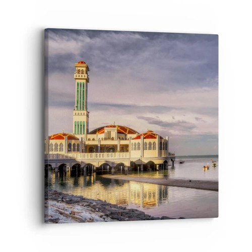 Bild auf Leinwand - Leinwandbild - Tempel der Natur - 30x30 cm