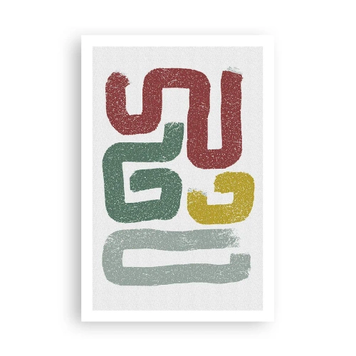 Poster - In einer unbekannten Sprache - 61x91 cm