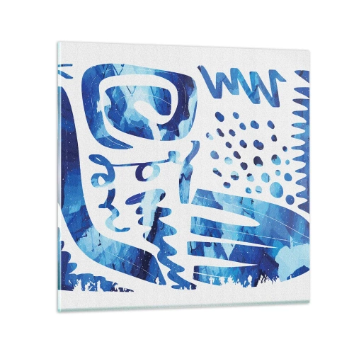 Glasbild - Bild auf glas - Zurück zu den Wurzeln - 50x50 cm