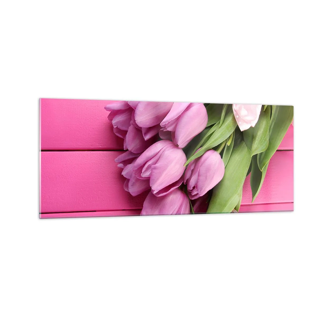 Glasbild - Bild auf glas - Nur für dich - 100x40 cm