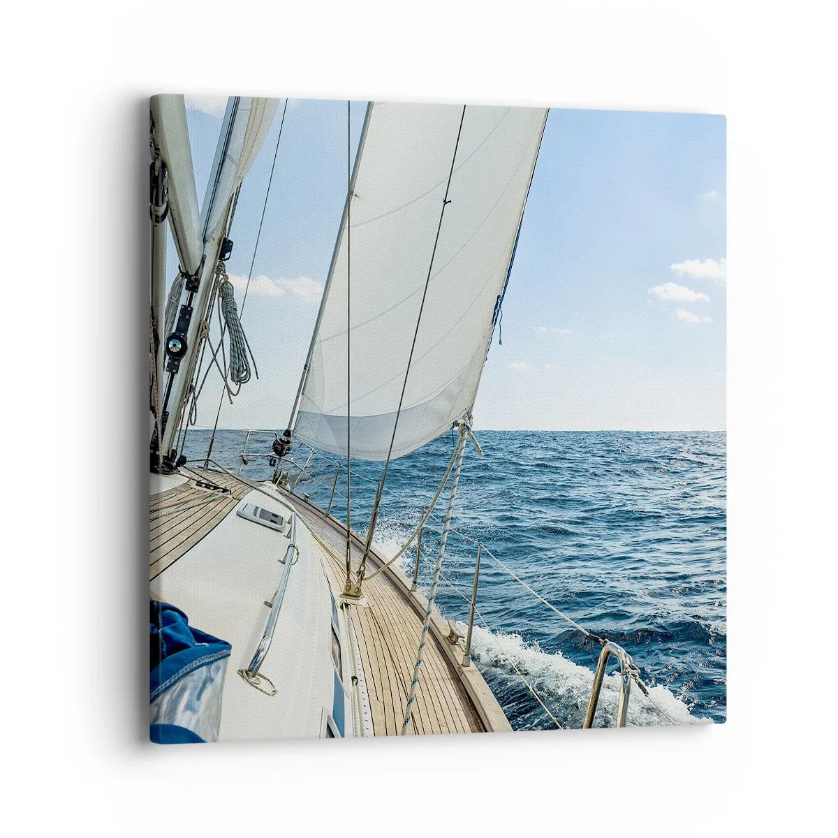 Bild auf Leinwand - Leinwandbild - Ahoi, Abenteuer - 40x40 cm