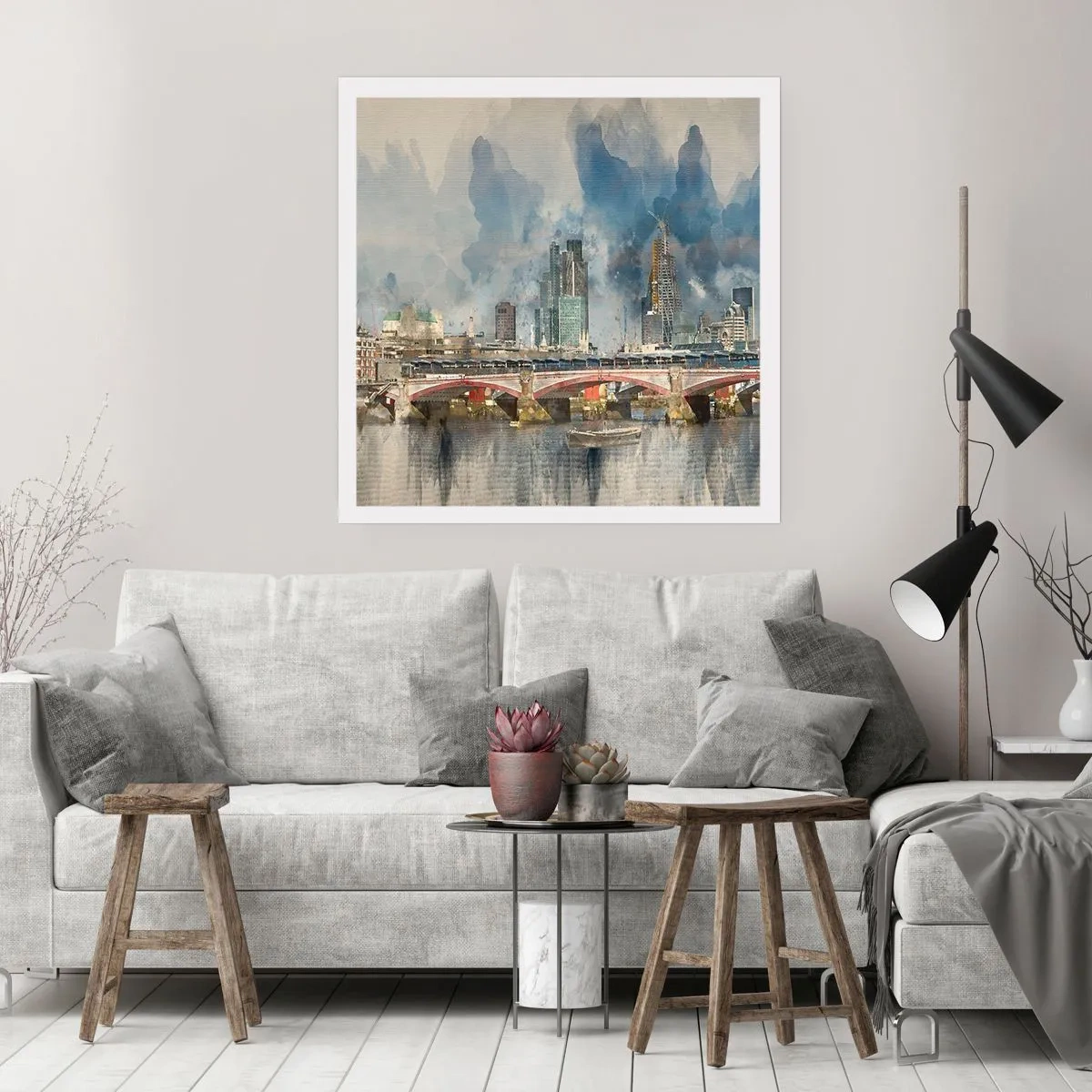 Poster - London in seiner ganzen Pracht - 30x30 cm